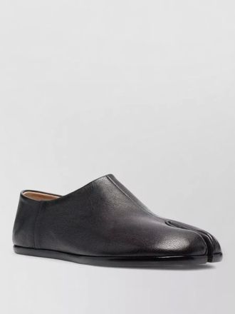 Maison Margiela tabi toe loafers round heel leather
