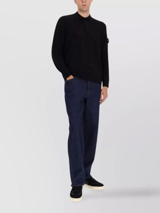 Stone Island denim loose-fit jeans