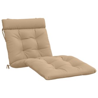 vidaXL Cuscino Per Lettino Vianen 100% Poliestere Sabbia Vidaxl
