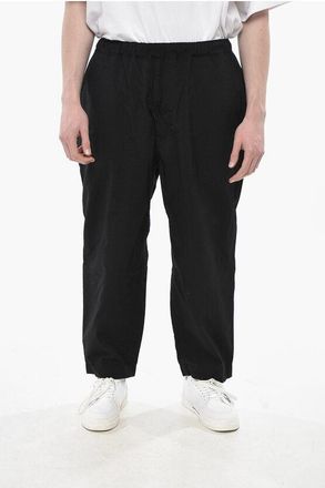 Comme Des Gar&ccedil;ons EYE MAN Wide-Leg Solid-Colored Pants With Elastic Waist size Xl