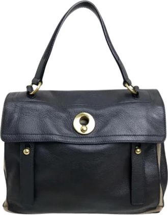 Saint Laurent Pre-owned Fabric handbags - Dames - Vintage Handtas - Zwart - ONE Size - Vintage