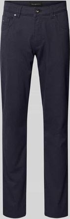 Bugatti Regular Fit Hose mit Viskose-Anteil Modell Cordoba in Marine, Größe 32/32