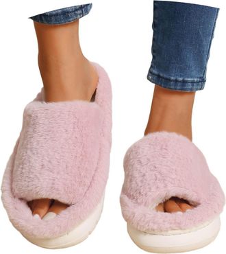 Generic Ladies Slippers Size 8 Bride Mens Memory Foam 9 6 Womens Mens Womens Winter Insulated Closed Toe Flat Bottom Soft Fleece Lined for Indoor Comfort and 