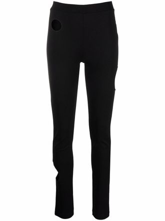 Off-white High waist broek - Zwart