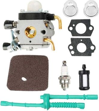 OEM Carburateur - Con Filtro De Aire Y Manguera De Combustible - Para Desbrozadoras Termicas Stihl Fs38 Fs45 Fs46 Fs55 Fs76 Fs80 Km85 - Kit Completo &times;1