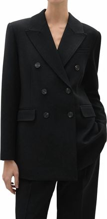 A.Emery Blanche Long Sleeve Blazer In Black