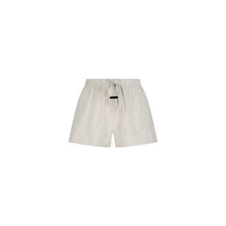 Fear of God Signature Running Short - Dames - Bermuda - Beige - XS - Katoen - Korte Broeken
