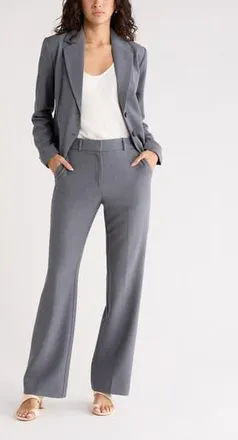 Nordstrom Rack Bootcut Pants in Grey Deep Heather at Nordstrom Rack, Size 14