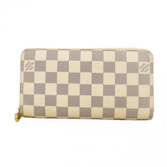 Louis Vuitton White Long Wallet (Bi-Fold) (Pre-Owned)