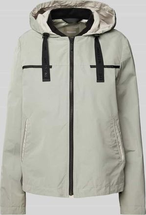 AMBER & JUNE Jacke mit Kapuze in Khaki, Gr&ouml;&szlig;e 34