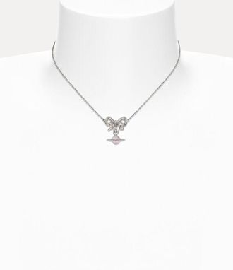 Vivienne Westwood Octavie Choker Platinum-pink-pink-cz Platinum-pink-pink-cz Women