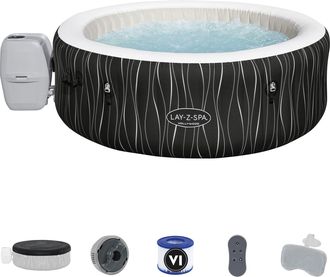 Bestway Piscina Idromassaggio Gonfiabile Lay-z-spa Hollywood Airjet 4-6 Posti