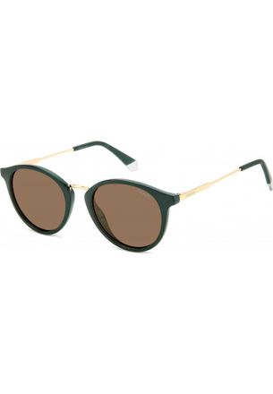 Polaroid Womens PLD-4147-S-X-1EDF1SP PLD 4147 51 S X 1EDF1SP Sunglasses - Green - One Size