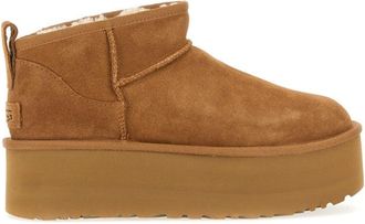 UGG Classic Ultra Mini Platform Leather Boots
