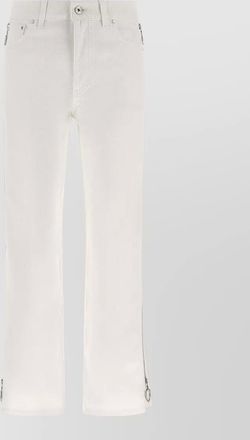 Paco Rabanne cropped denim trousers