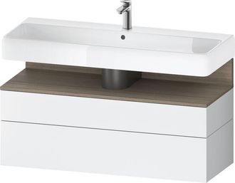 Duravit Qatego Mueble Bajo Lavabo, 1 Extra&iacute;ble Y 1 Caj&oacute;n, - Duravit