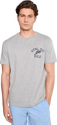 Polo Ralph Lauren Classic Fit Logo Jersey T-Shirt Mens Clothing Andover Heather : 2XL, Cotton/Jersey