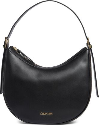 Calvin Klein Liliana Faux Leather Hobo Bag in Brown/Khaki/Black at Nordstrom Rack