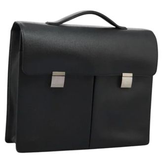 Louis Vuitton Tweedehands leren Louis Vuitton tassen - Dames - Pre-owned - Zwart - Maat: ONE Size Leer
