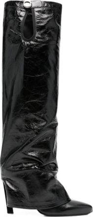 The Attico Black Pointed-toe Boots