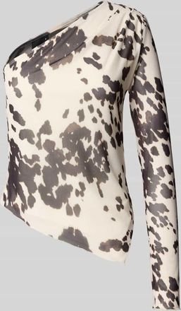 Gina Tricot Longsleeve im One-Shoulder-Design in Hazel, Gr&ouml;&szlig;e XS