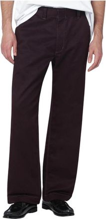 Needles Pantalone - Heren - Straight fit broeken - Paars - S - Broeken