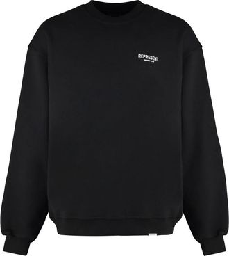 Represent Sweatshirt met ronde hals - Heren - Sweatshirts - Zwart - XL - Katoen - Hoodies & sweatvesten