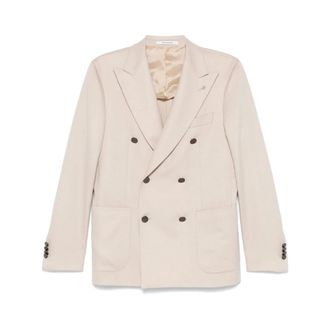 Tagliatore Blazers, male, Beige, Size: 3XL Jacket Tagliatore