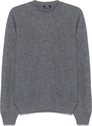 Barba Maglione girocollo - Grigio