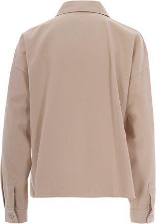 Max Mara Womens Shirt Drill Sand Cotton