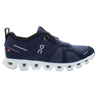 On Cloud 5 Terry Textile Synthetic Womens Low Top Trainers - Ink Navy - Size:UK 6.5