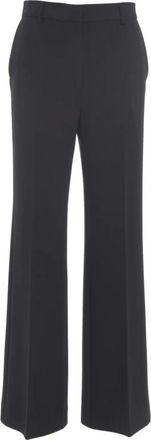 ottod'Ame Wide Trousers, female, Black, XL, Elegant Palazzo Trousers for Women