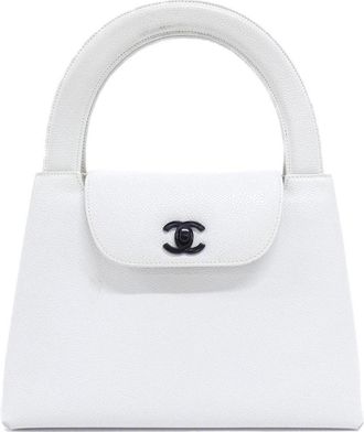 Chanel Grained Calfskin Handbag (Pre-Owned)