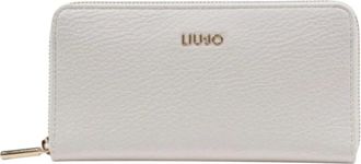 Liu Jo Accessoires, Dames, Beige, ONE Size, XL Portemonnee met Rits