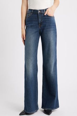 7 For All Mankind Lotta Wide Leg Jeans in Cisco at Nordstrom, Size 26