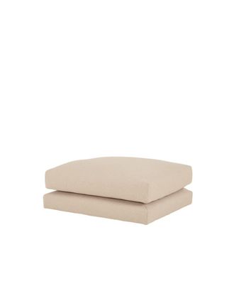 Deco Wood Puff beige de 97x80cm