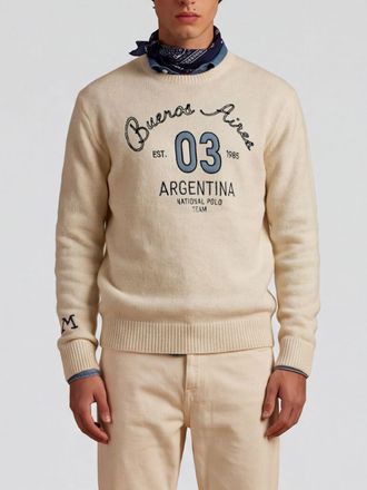 La Martina Sweater Men color White