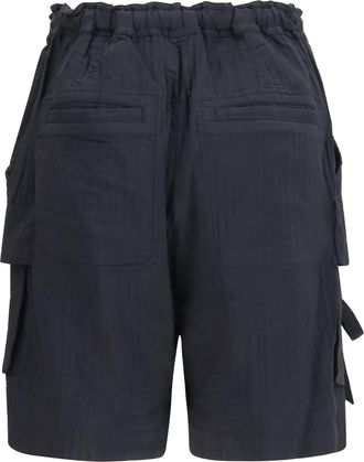 Isabel Marant Womens Shorts, Viscose-Cotton, Black