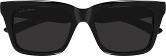 Balenciaga Bb 0467S Zonnebrillen - unisex - Zonnebrillen - Zwart - 54 MM - Accessoires