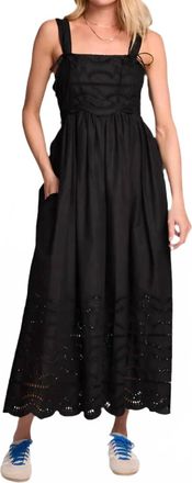 Saltwater Luxe Luxe Avelina Midi Dress In Black