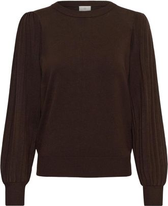 Kaffe Maglieria Girocollo - - Knitwear - Donna - Marrone - M