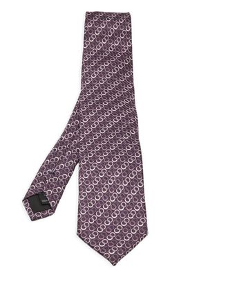 S.T. Dupont silk tie - men - Silk - One Size - Purple