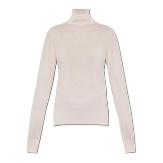 Jil Sander Truien & Vesten, Dames, Roze, S, Kasjmier, Kasjmier coltrui