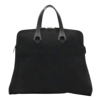 Herm&egrave;s Bolso Tote Vintage Pre-owned - Pre-owned - Mujer - Negro - ONE SIZE