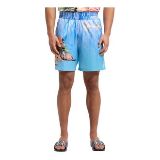 Carlo Colucci Heren, Korte broeken, Blauw, Maat: XL