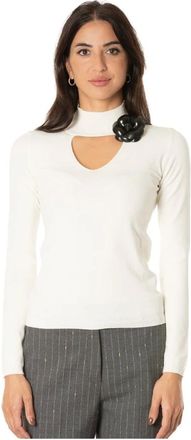 Simona Corsellini Maglia dolcevita - - Knitwear - Donna - Bianco - S