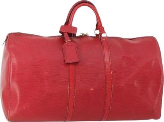 Louis Vuitton Pre-owned Epi Boston Bag - Dames - Vintage Weekendtas - Rood - ONE Size - Leer - Vintage