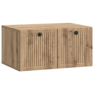 vidaXL Mueble Para Tv De Pared Roble Artesanal 59,5 X 41 X 30 Cm Vidaxl
