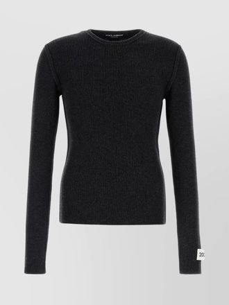 Dolce & Gabbana ribbed wool blend sweater