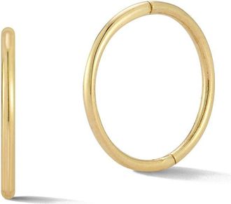 Ember Fine Jewelry 14K Large Huggie Hoop Earrings